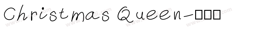 Christmas Queen字体转换